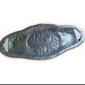 Vintage Arthur Court Safari Serving Tray 21x23